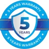 5-YEAR WARRANTY